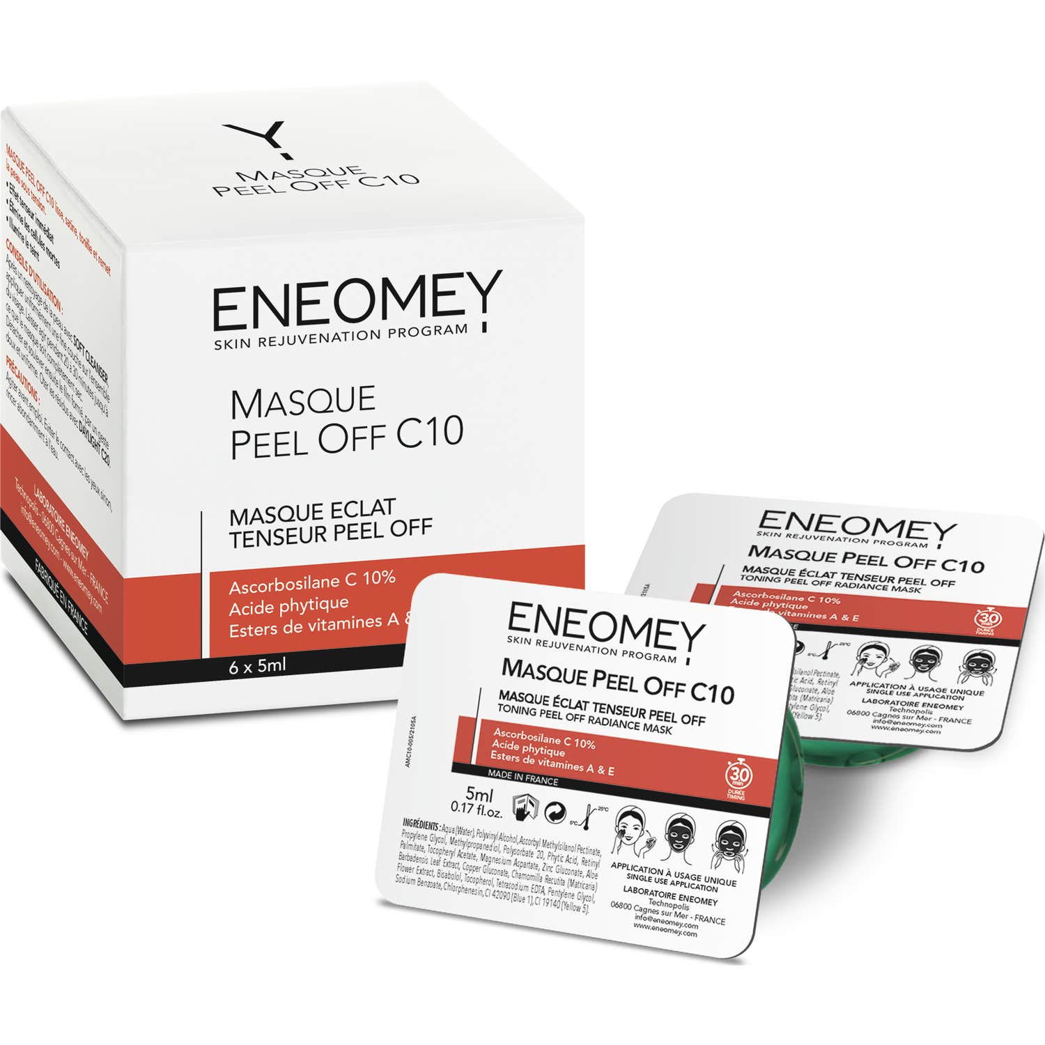 Eneomey Masque Peel Off C10 6x5ml