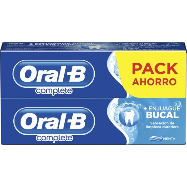 Oral-B Pack Complete Toothpaste Mouthwash + Whitening
