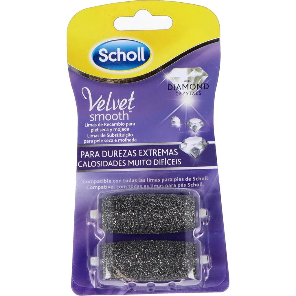 Scholl Velvet Smooth Recambio Lima Durezas Extremas 2uds