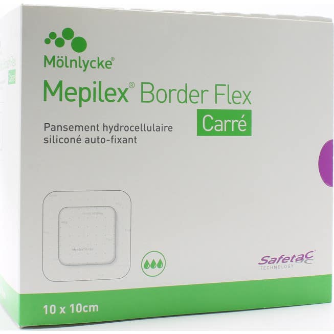 Mepilex Border Flex Carré 10x10cm 16uds