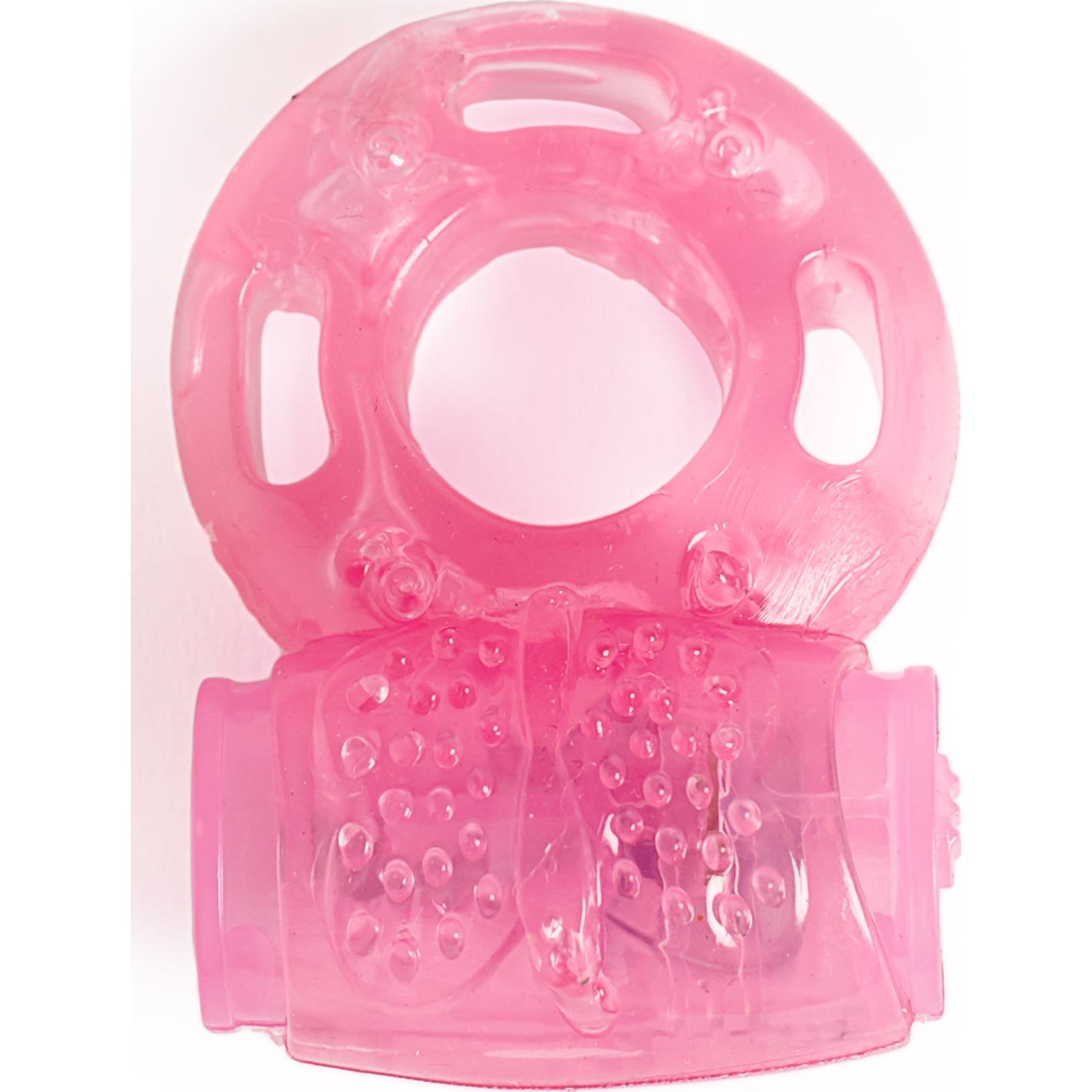 U-body V-ring anillo vibrador para el pene o dedo