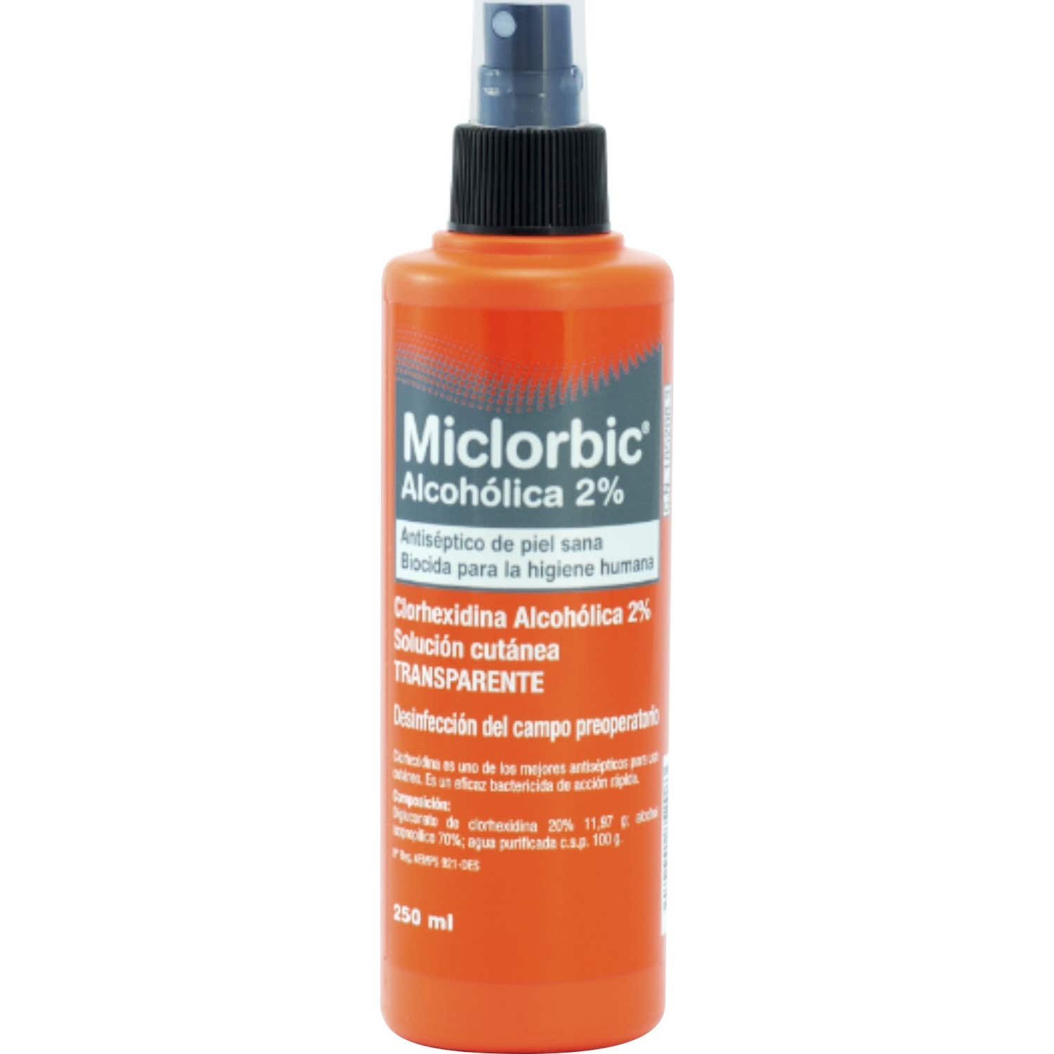 Miclorbic Clorhexidina 2% Alcohólica Transparente Spray 250ml