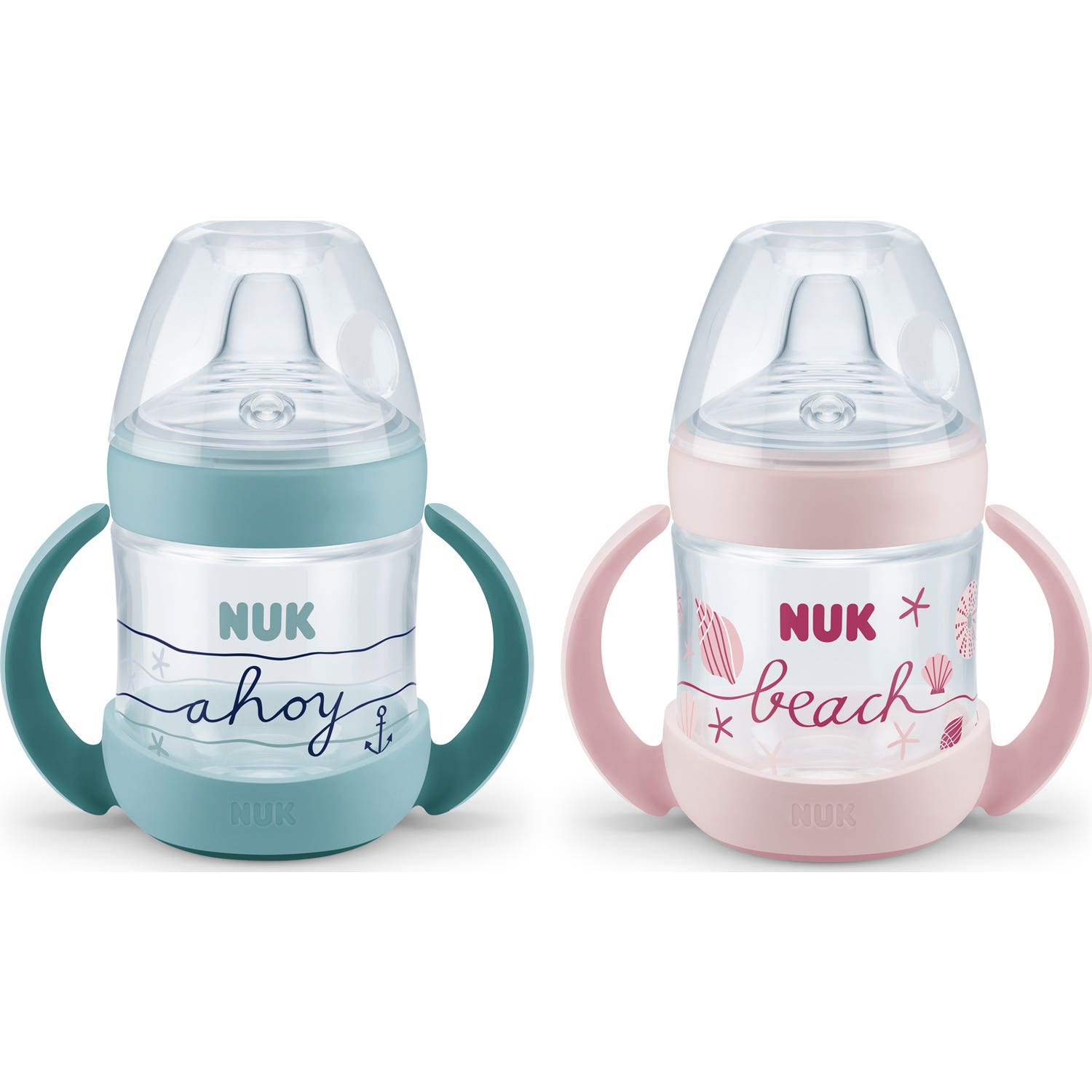 NUK Biberón Entrena PP 150ml Nature Sense Beach Edition