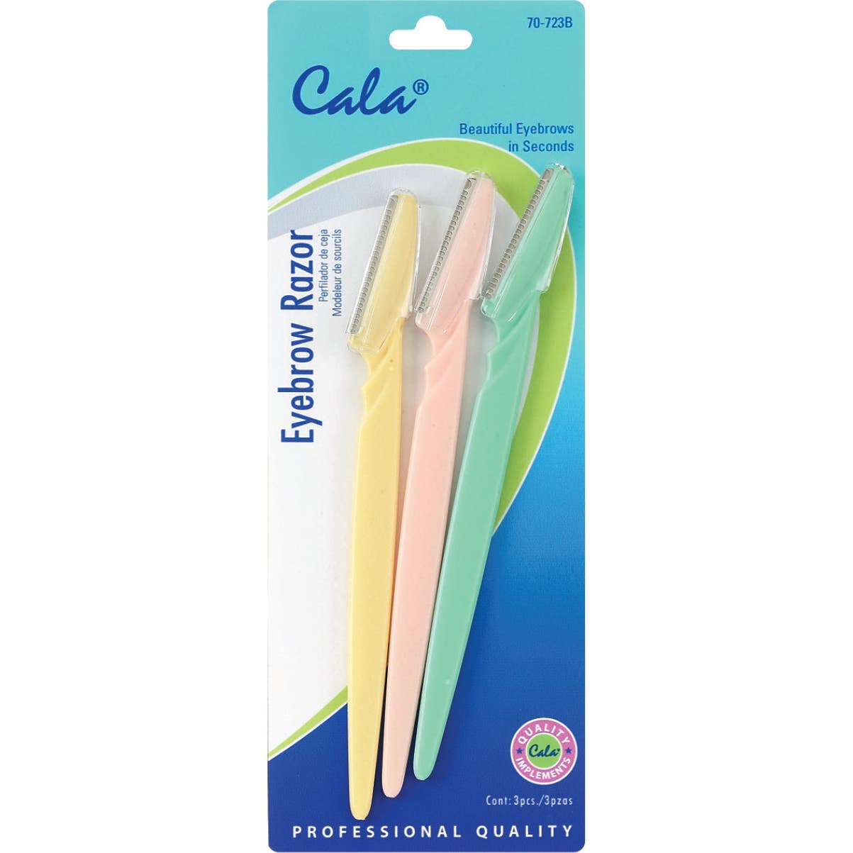 Cala Accesorios Eyebrow Razor 3uds