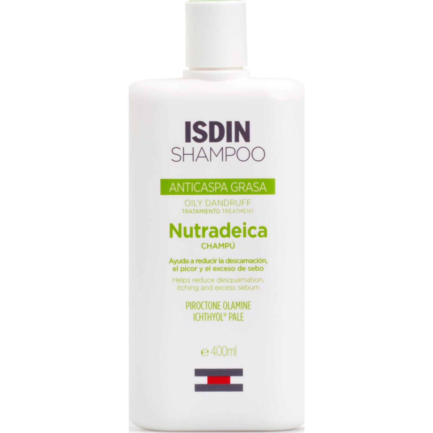 ISDIN Shampoo Nutradeica Champú Anticaspa Grasa 400ml