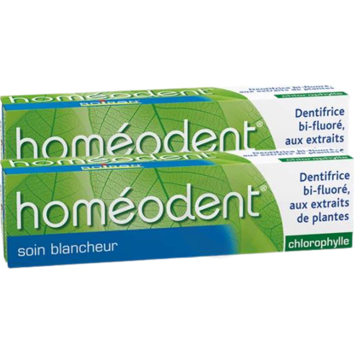Homeodent Pasta dentífrica Cuidado Blanqueador Clorofila 2x75 ml