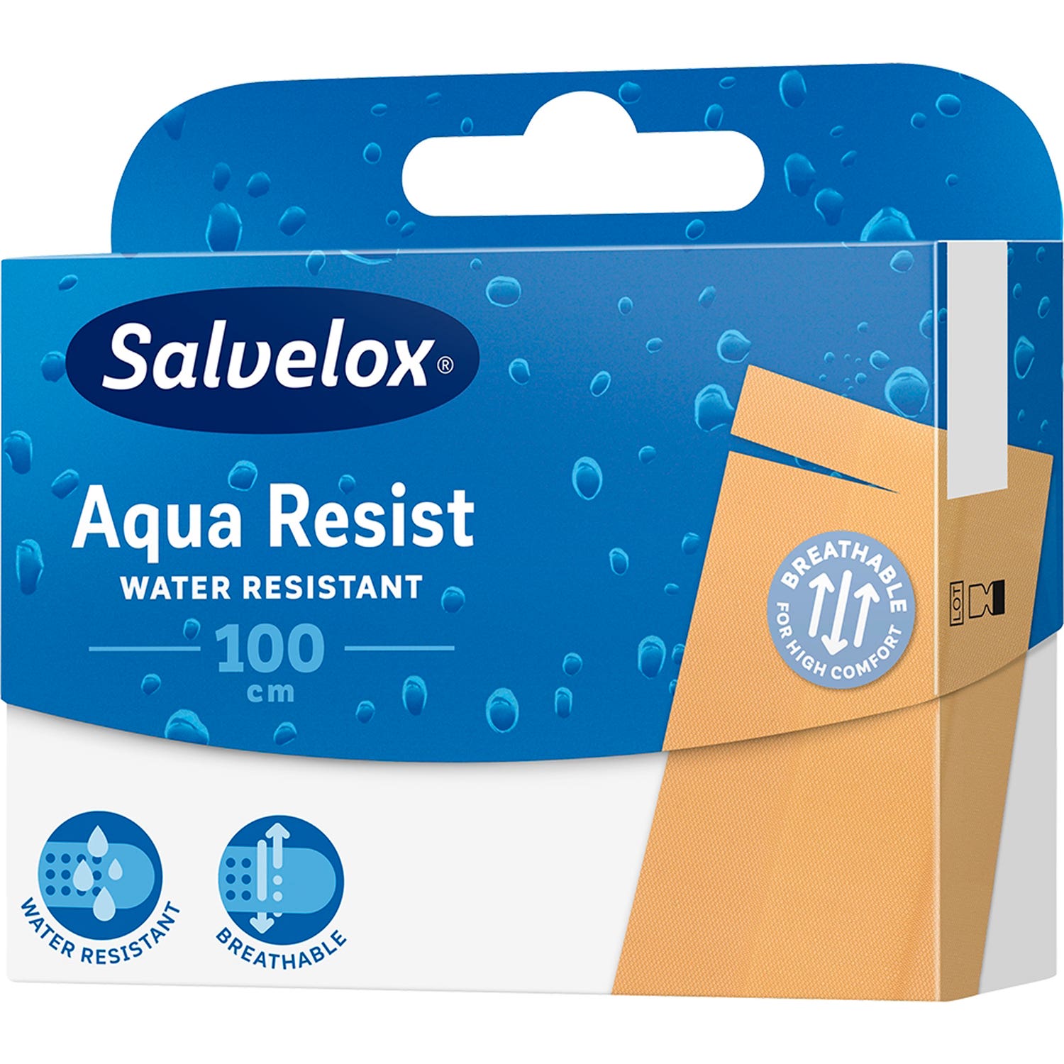 Salvelox tira adhesiva plástico 6cm 12uds