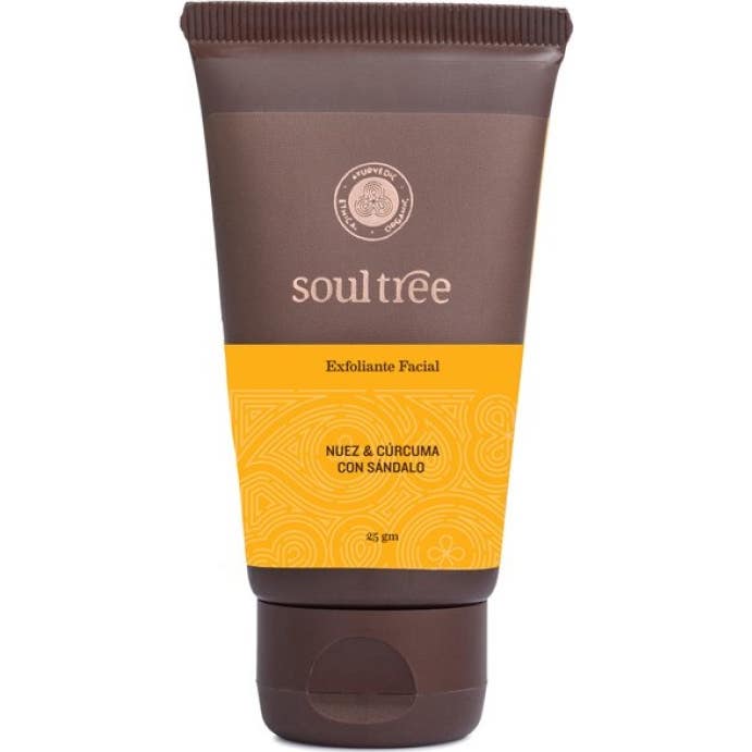 Soultree Exfoliante Facial Nuez Curcuma Sandalo 100 g