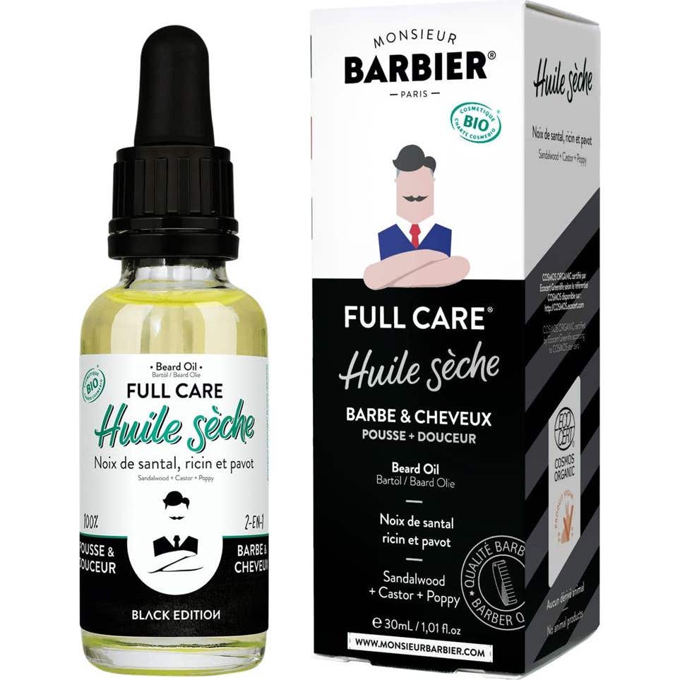 Monsieur Barbier Aceite Seco Bio Barba Cabello Black Editi 30ml