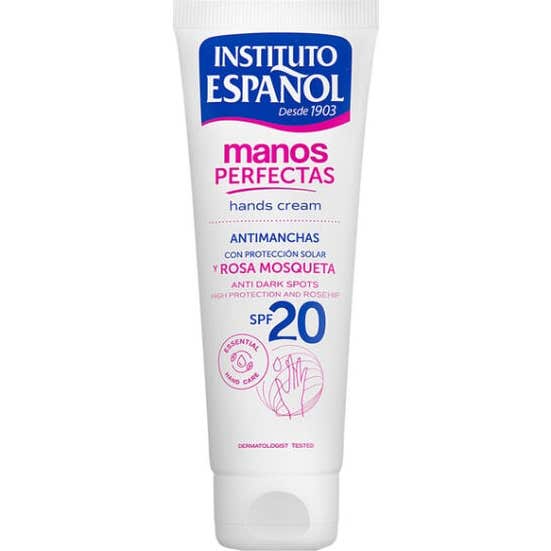 Instituto Español Manos Perfectas Antimanchas con Protección Solar y Rosa Mosqueta SPF20 75 ml
