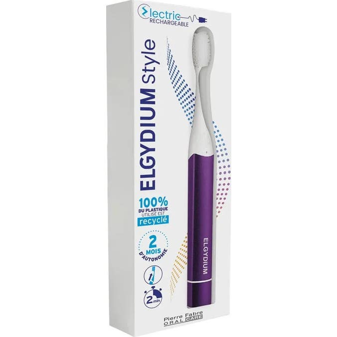 Elgydium Style Electric Cepillo Dental Eléctrico Uva 1 ud