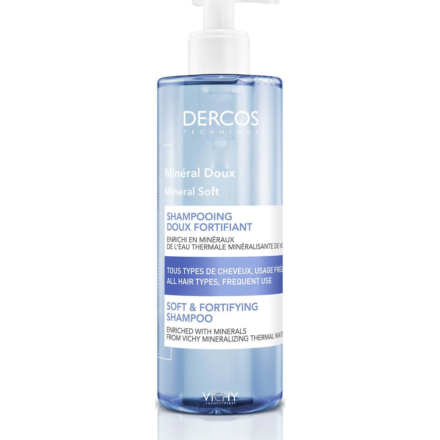 Vichy Dercos Technique Champú Mineral Suave Fortificante 400ml