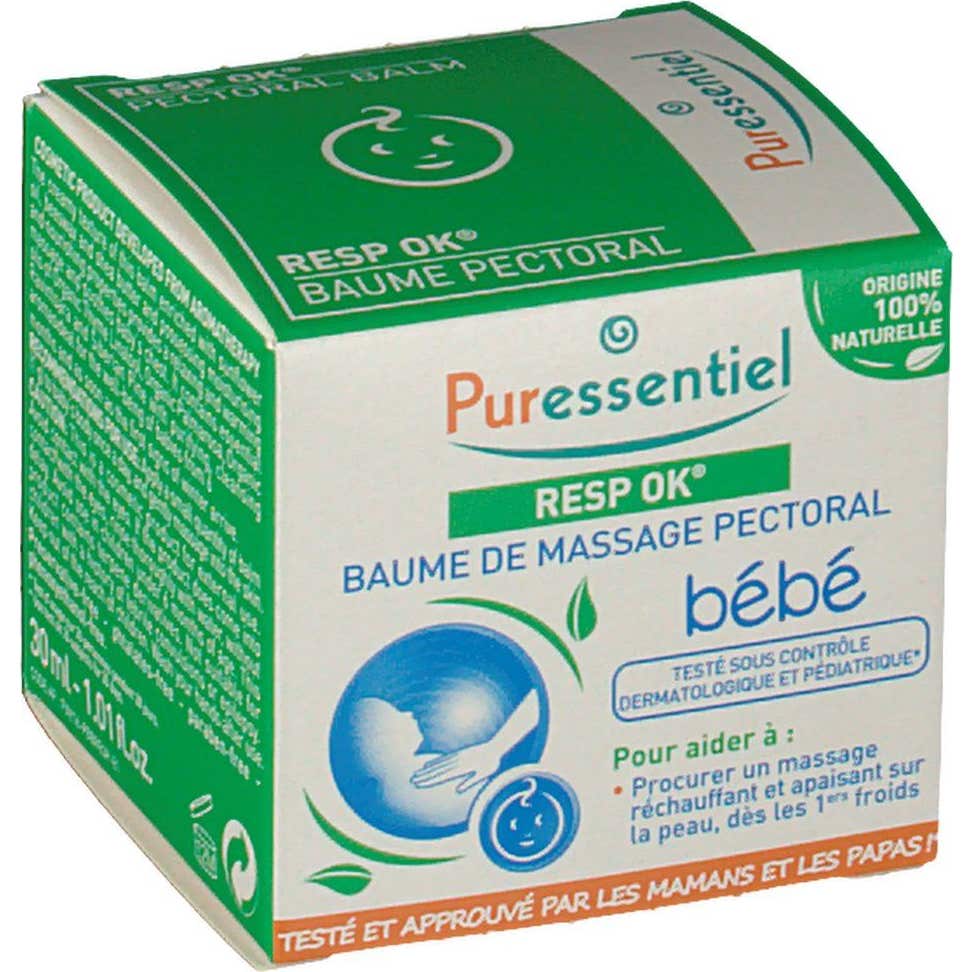 Puressentiel Bálsamo de masaje pectoral bebe RespOK 30 ml