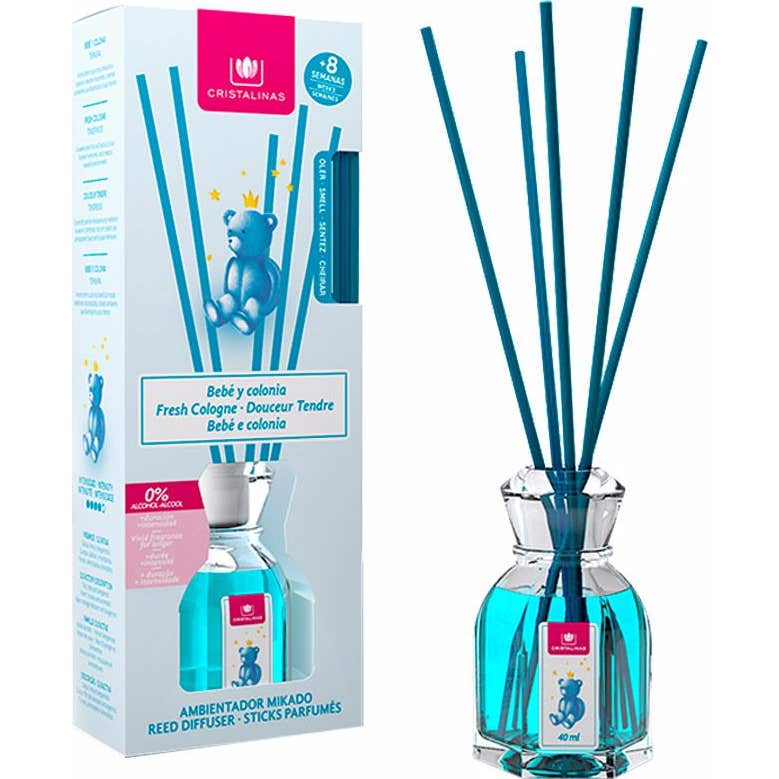 Cristalinas Mikado Ambientador 0% Bebé y Colonia 40ml