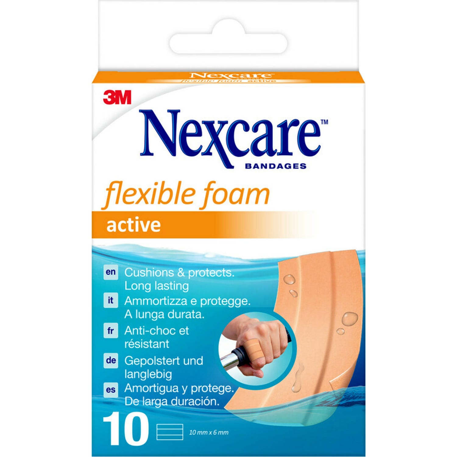 Nexcare® Active apósitos adhesivos 10x6cm 5uds