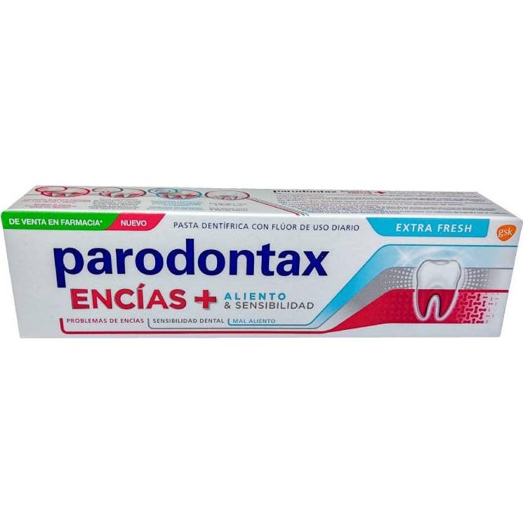 Parodontax Encías + Aliento & Sensibilidad Extra Fresh 75ml