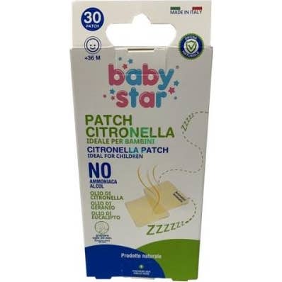 Baby Star Natural Patch Citronella 30 uds