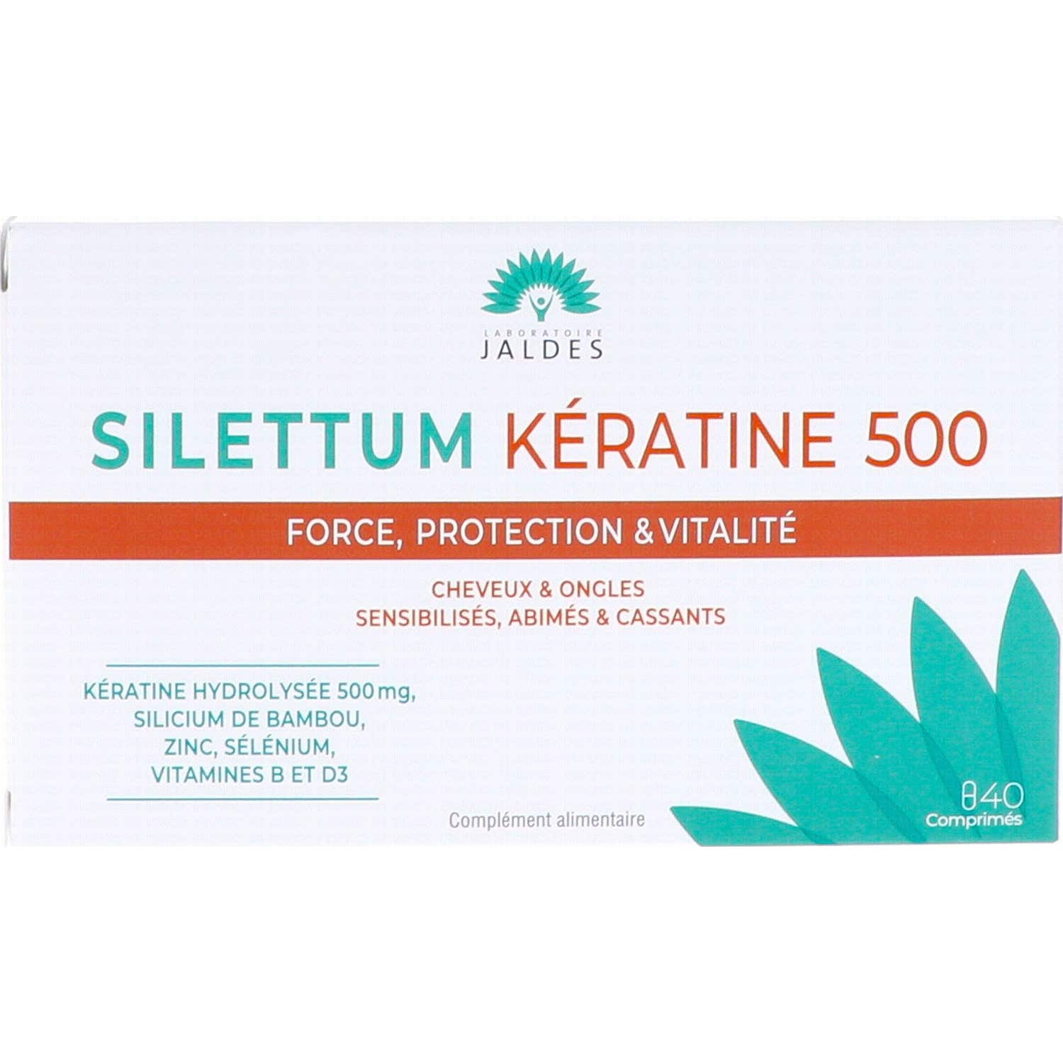 Jaldes Silettum Keratina 500 40comp | Natural Doctor