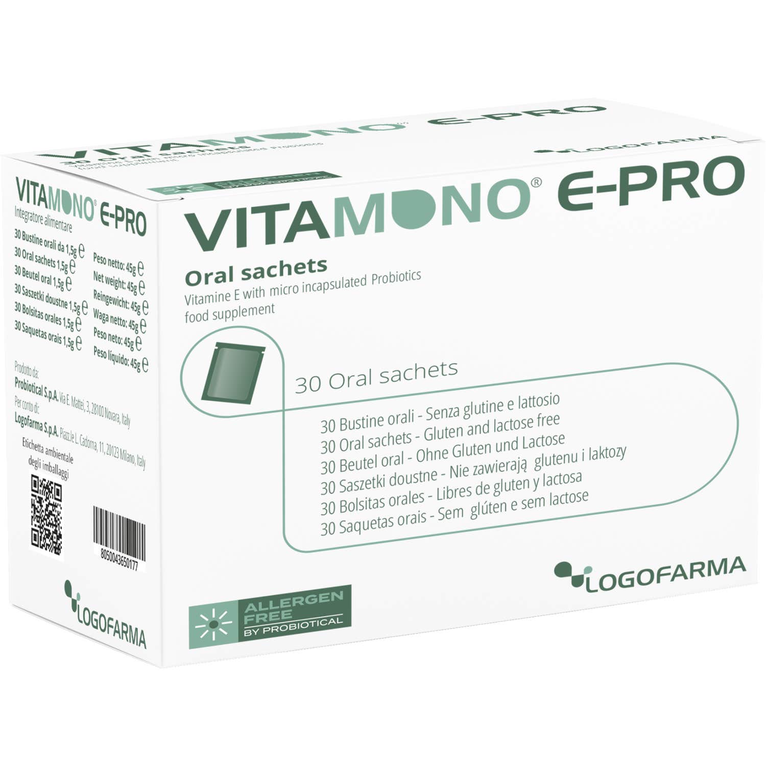 Logofarma Vitamono E-Pro 30 Sobres