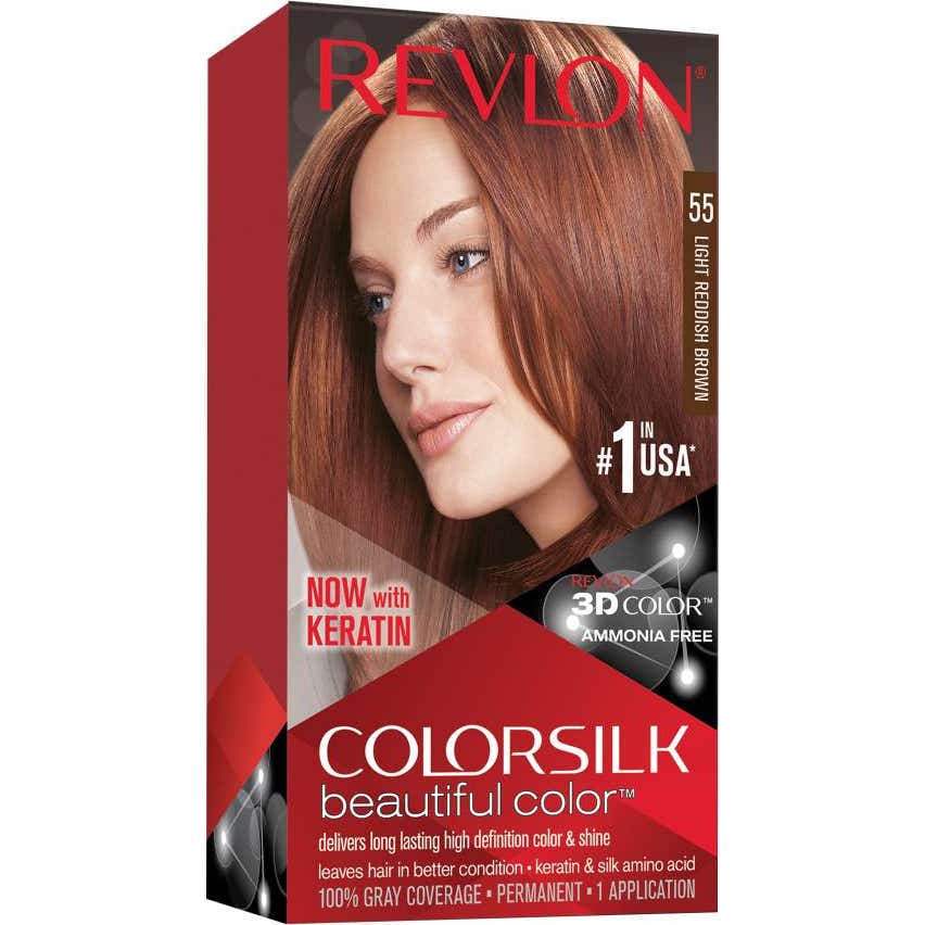 Revlon Kit Tinte Colorsilk 55 Rojizo Claro