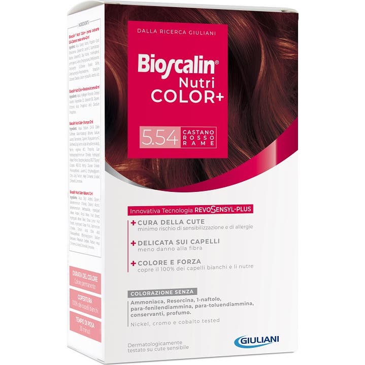 Bioscalin Nutri Color 5.54 Ramos Castaño Rojo 1 ud