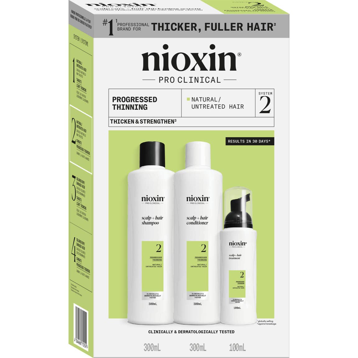 Nioxin System 2 Kit Tratamiento Cabello Natural Debilit Avanzado