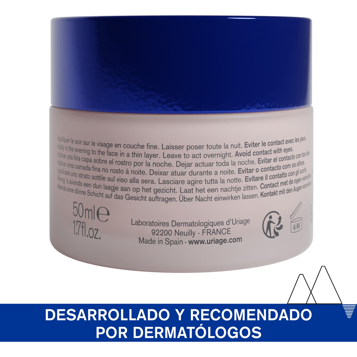 Uriage Age Absolu Mascarilla de Noche Redensificante 50ml Uriage Age Absolu Mascarilla de Noche Redensificante 50ml