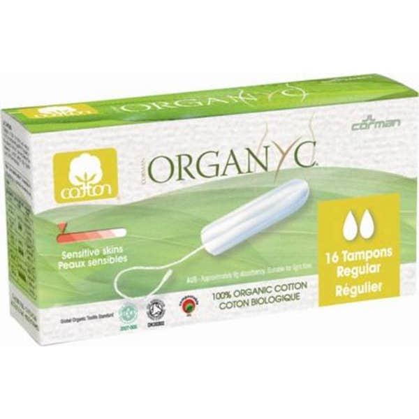 Organyc Tampón Regular sin Aplicador 16 uds
