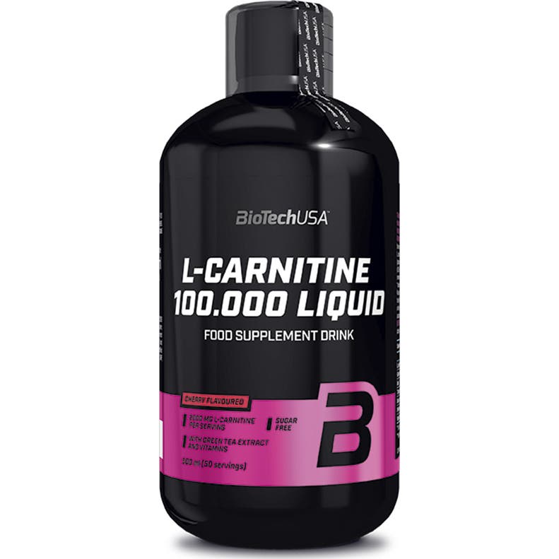 Biotech Usa L-Carnitine 100000 Liquid Cereza 500ml