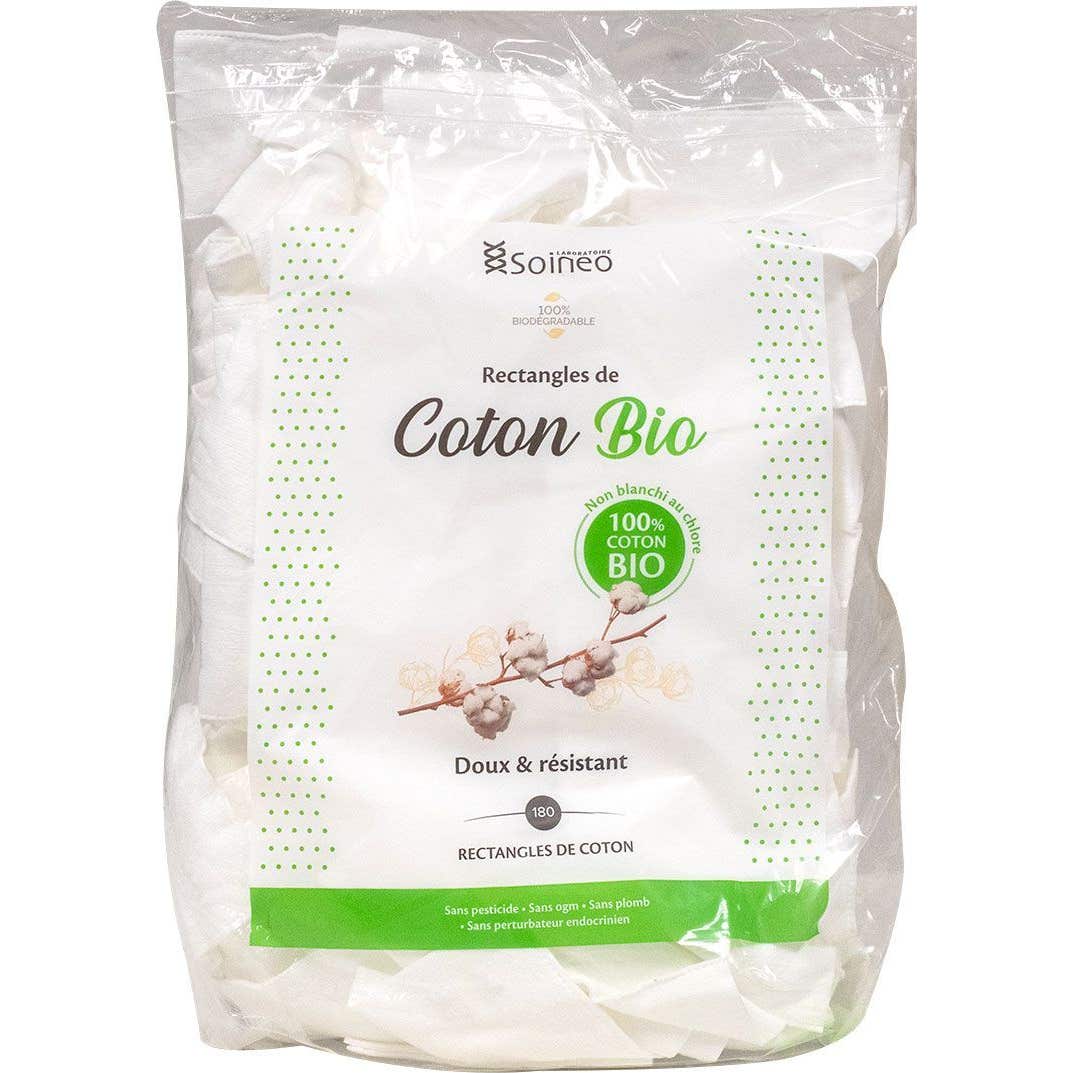 Soineo Rectángulos de Algodón Bio 180uds