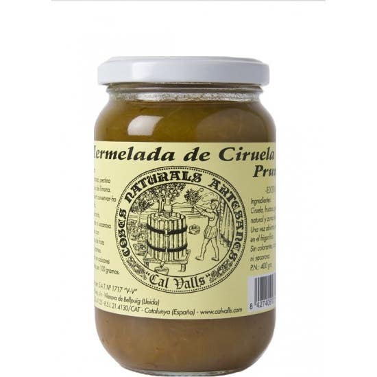 Cal Valls Mermelada Ciruela Sin Azúcar 370 g