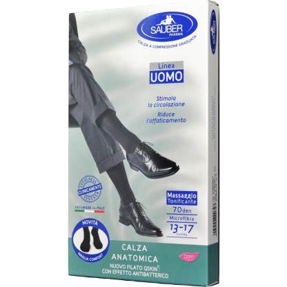 Sauber Q-Skin Men Media 70 Antracita Talla M 1 Par