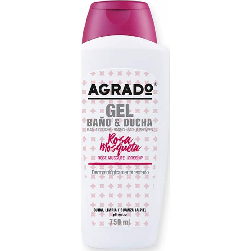 Agrado Rosa Mosqueta Baño Ducha gel 750 ml