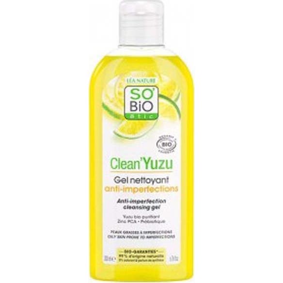 So Bio Etic Clean Yuzu Gel Limpiador Anti Imperfecciones 200ml