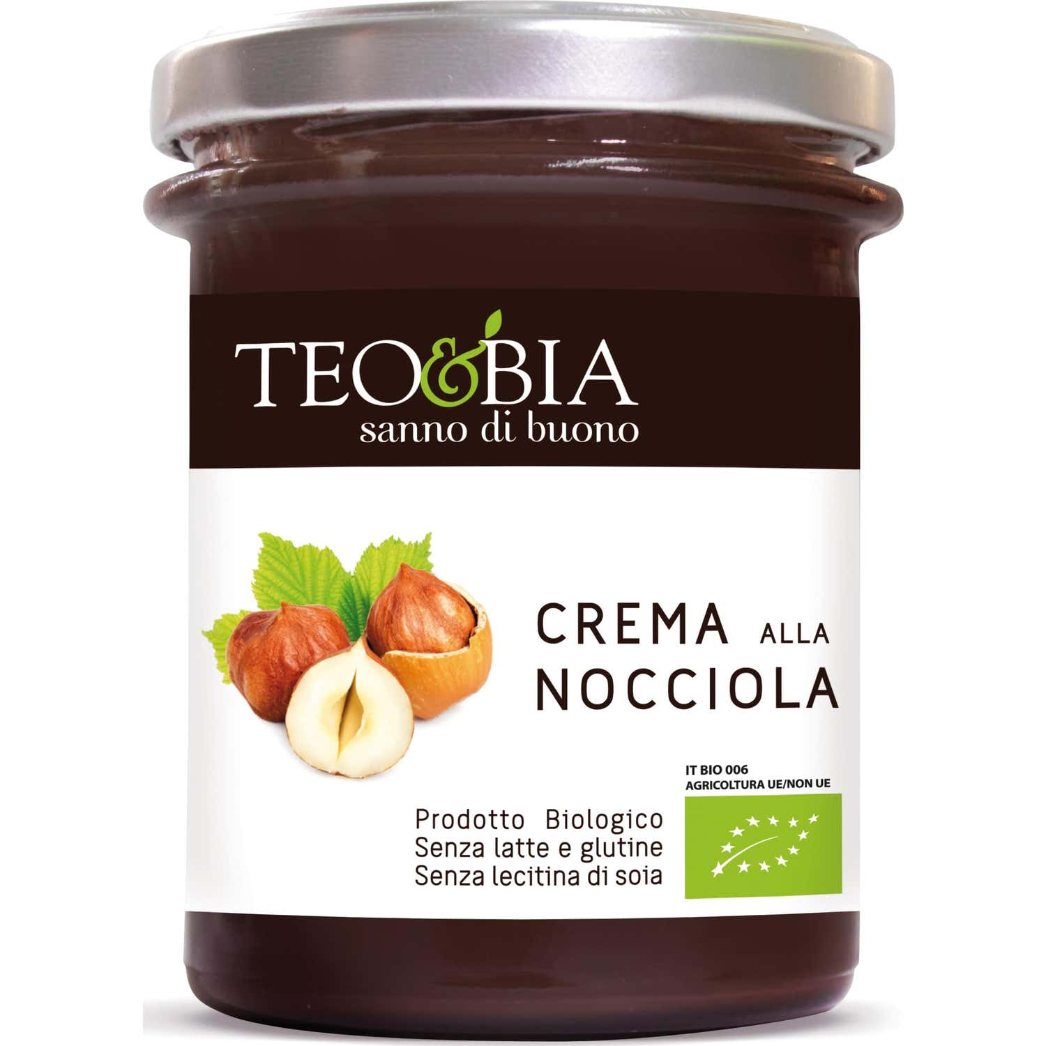 Teo & Bia Crema de Avellanas Bio 212g