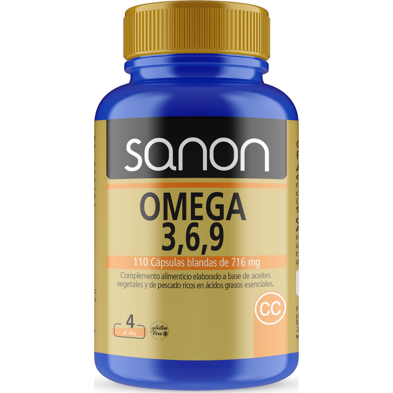 Sanon Omega 3 6 9 110 cápsulas blandas