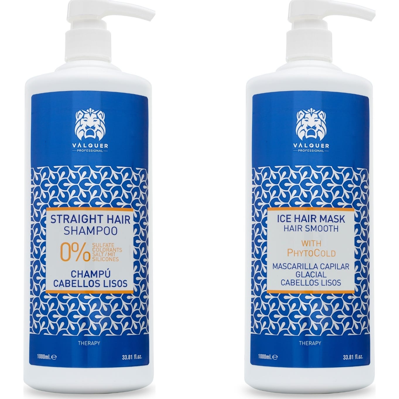 Valquer Pack Cabellos Lisos Champú + Mascarilla