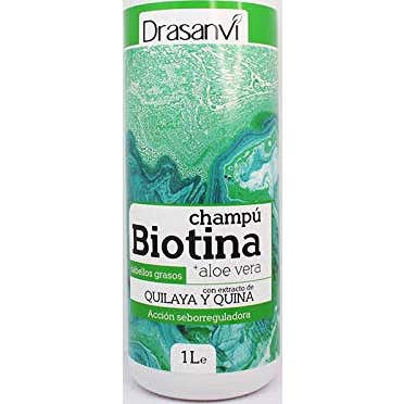 Drasanvi Champu Biotina Aloe Vera Cabello graso 1 L