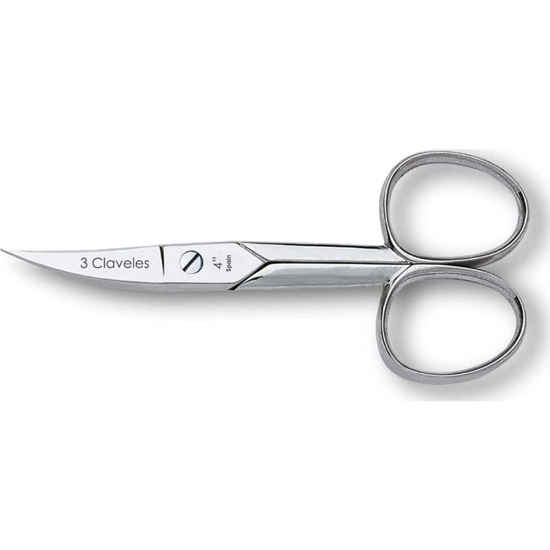 3 Claveles Tijera Curvas para Uñas 4 Pulgadas 10 cm 1 ud