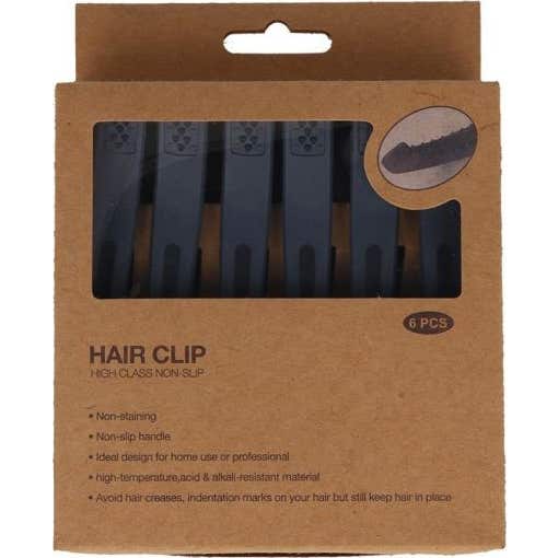 Eurostil Pinzas gris Antideslizantes 6 uds