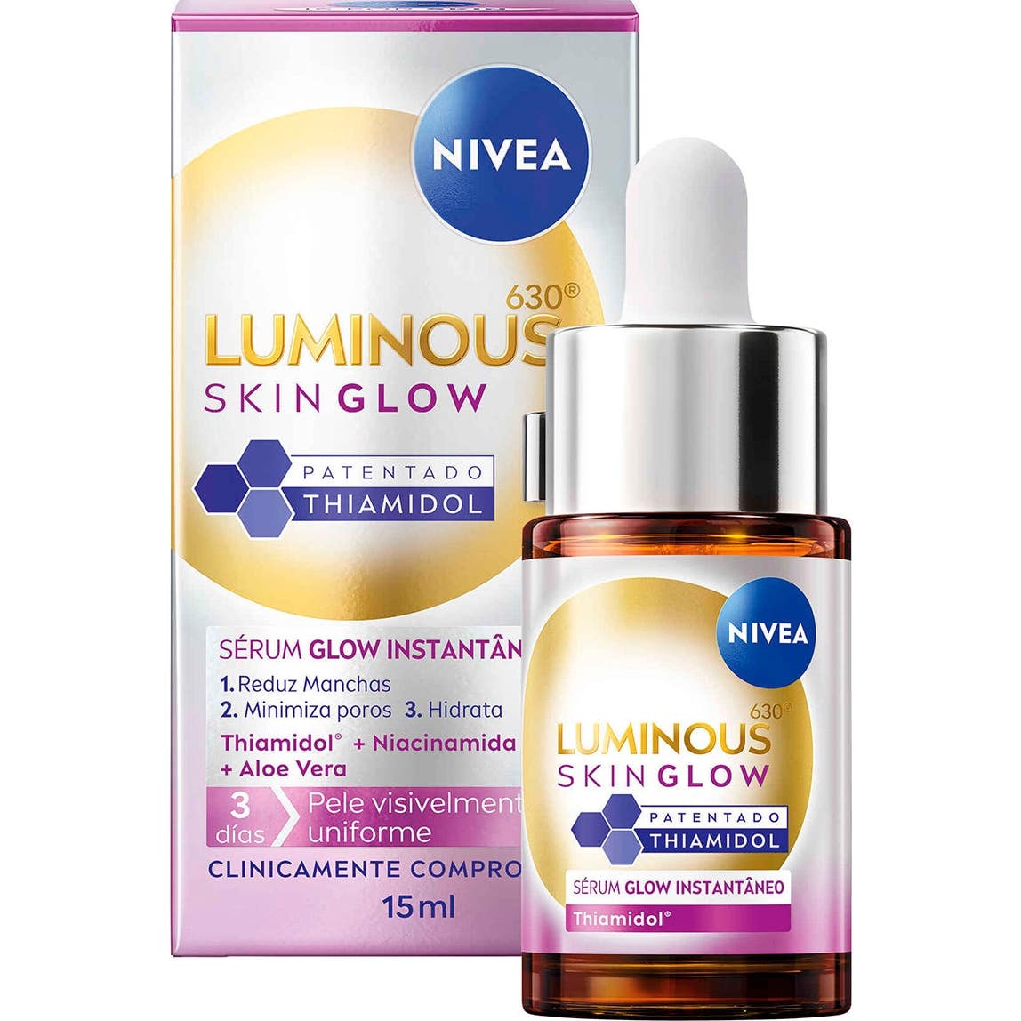 Nivea Luminous 630º Skin Glow Sérum Glow Instantáneo 15ml