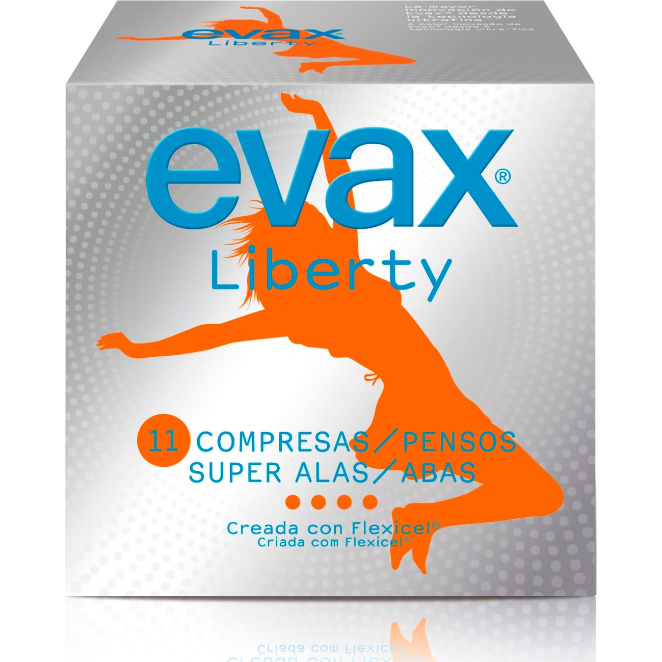 Evax Liberty compresas super con alas 10uds