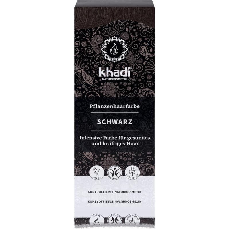 Khadi Tinte Negro Herbal 100% Vegetal 100g