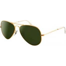 Ray-Ban Aviator Classic Verde Clásica G-15 58mm lente