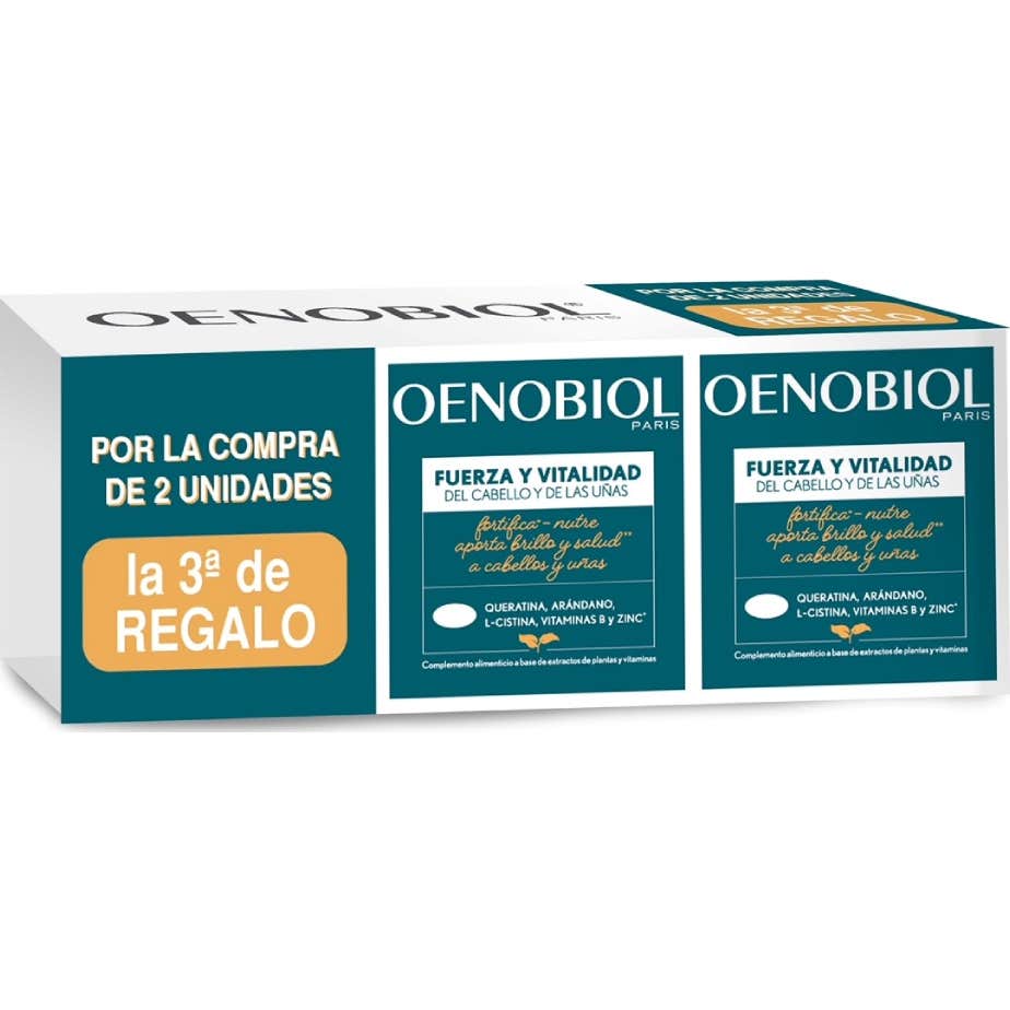 Oenobiol Fuerza y Vitalidad Cabello y Uñas 3x60caps