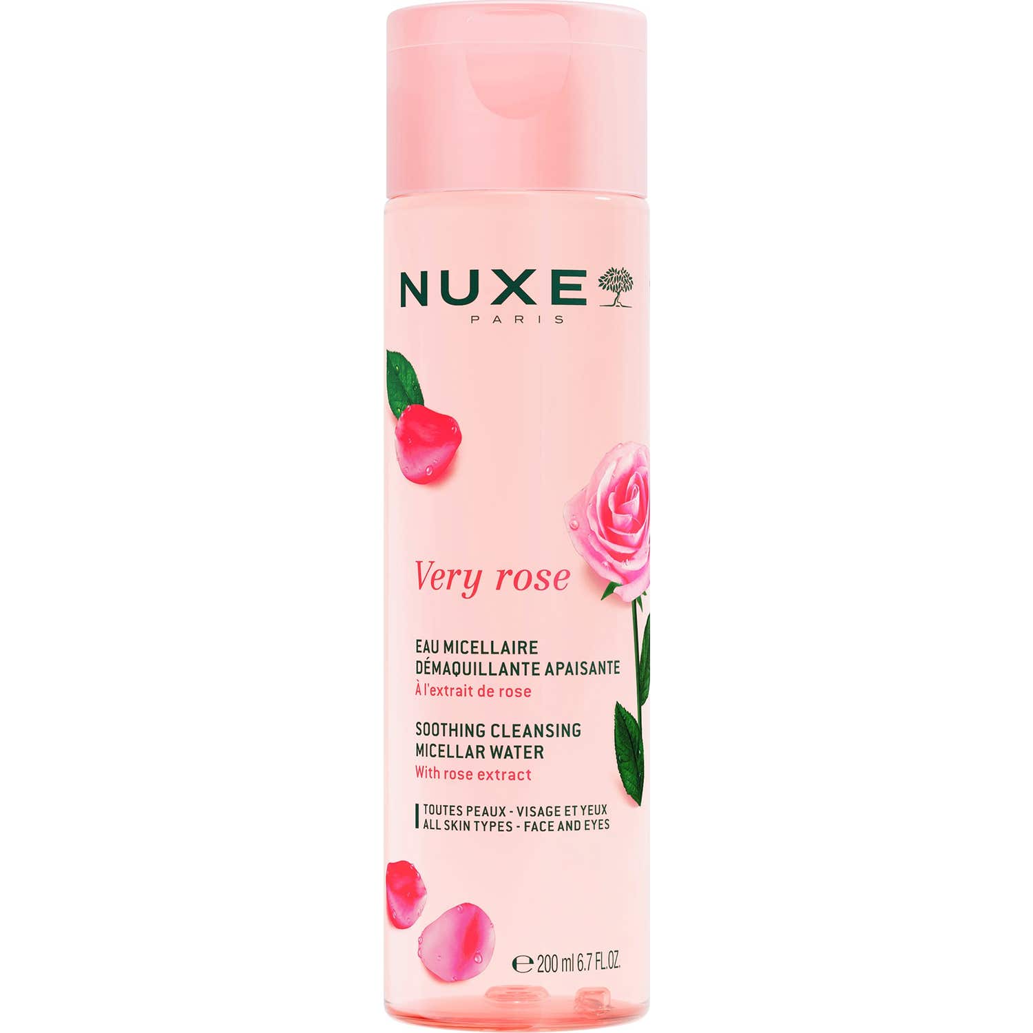 Nuxe Very Rose Agua Micelar Desmaquillante Calmante 200ml