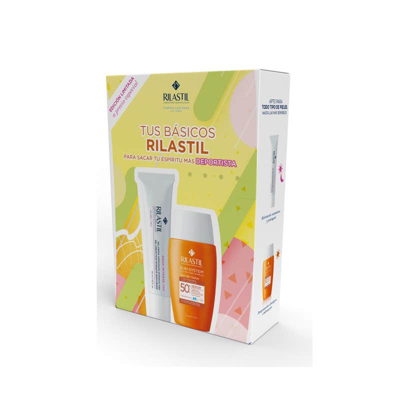Rilastil Pack Tus Básicos Deportista Aqua Intense 72H + Water Touch SPF50+ 1 ud