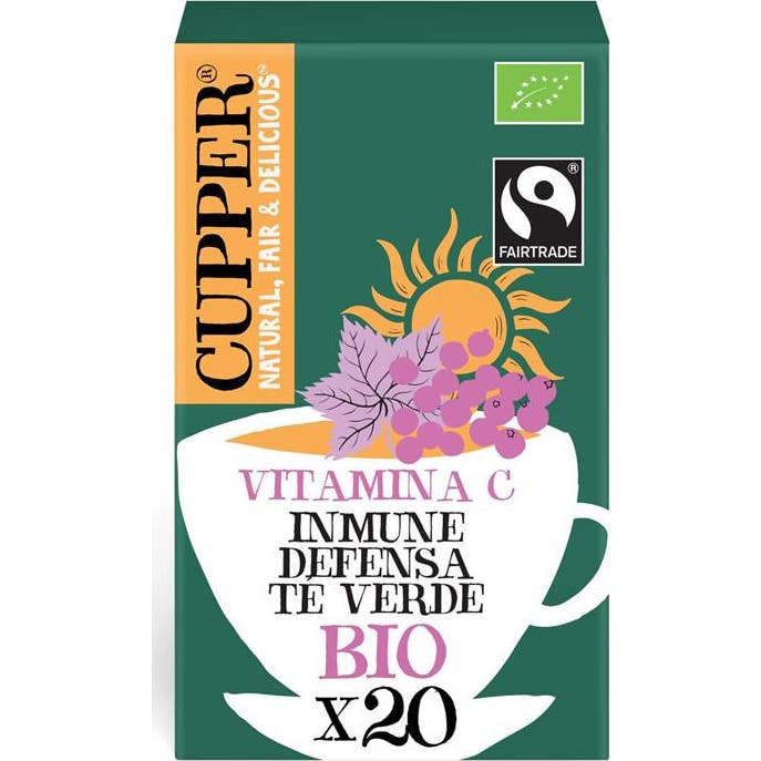 Cupper Té Verde Inmune Bio 20 sobres