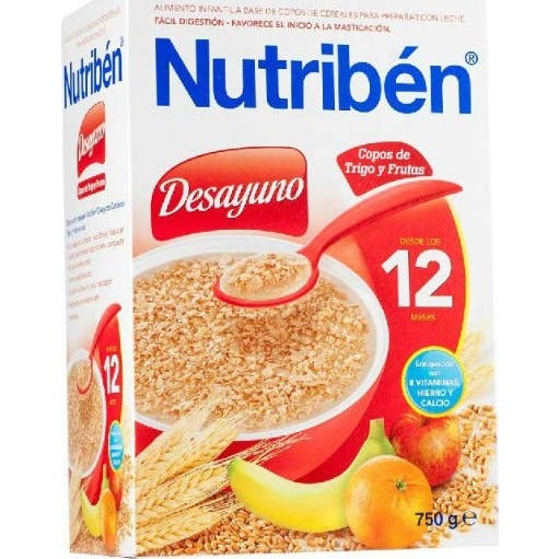 Nutribén® desayuno copos trigo frutas 750 g