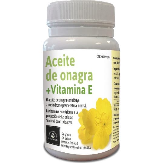 El Naturalista Aceite de Onagra + Vitamina E 90caps